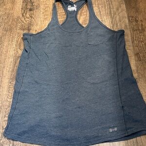 Under Armour Charged Heat gear semi-fitted Charcoal Gray Tank Top
